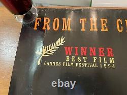 PULP FICTION (1994) rare DOUBLE-SIDED original UK QUAD POSTER -Cosmetic Damage