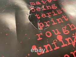 PULP FICTION (1994) rare DOUBLE-SIDED original UK QUAD POSTER -Cosmetic Damage