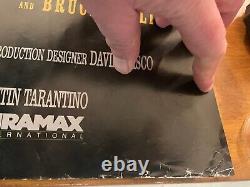 PULP FICTION (1994) rare DOUBLE-SIDED original UK QUAD POSTER -Cosmetic Damage