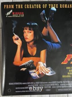 PULP FICTION Original 1994 UK Quad Cinema Poster Double Sided Tarantino Cult