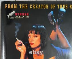 PULP FICTION Original 1994 UK Quad Cinema Poster Double Sided Tarantino Cult