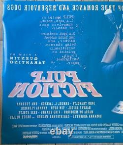 PULP FICTION Original 1994 UK Quad Cinema Poster Double Sided Tarantino Cult