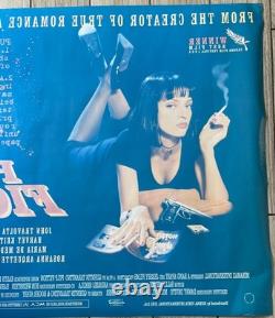 PULP FICTION Original 1994 UK Quad Cinema Poster Double Sided Tarantino Cult