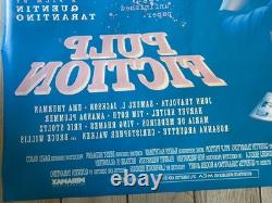 PULP FICTION Original 1994 UK Quad Cinema Poster Double Sided Tarantino Cult