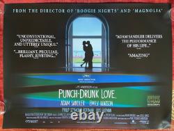 PUNCH DRUNK LOVE (2002) Original Quad Movie Poster Paul Thomas Anderson RARE