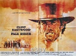 Pale Rider Original Movie Quad Poster 1985 Clint Eastwood Michael Dudash