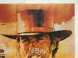 Pale Rider Original Movie Quad Poster 1985 Clint Eastwood Michael Dudash