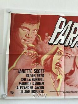 Paranoiac Original UK Quad Filmplakat Jahr 1963 Janette Scott