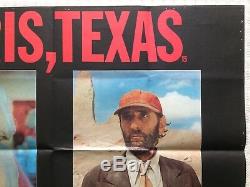 Paris, Texas Original British Movie Quad Poster 1984 Nastassja Kinski