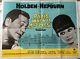 Paris When It Sizzles 1964 Uk Quad Movie Poster Audrey Hepburn Original