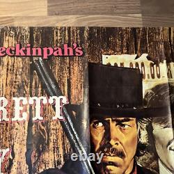 Pat Garrett and Billy The Kid Original UK Quad Movie Film Cinema Poster 1973