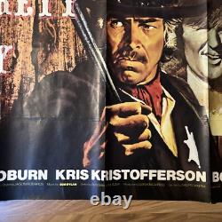 Pat Garrett and Billy The Kid Original UK Quad Movie Film Cinema Poster 1973