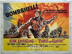 Paths Of Glory Original Movie Quad Poster 1957 Kirk Douglas, Stanley Kubrick