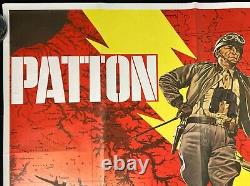 Patton Original Quad Movie Poster George C Scott Tom Chantrell 1970