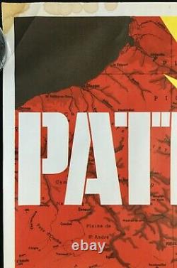 Patton Original Quad Movie Poster George C Scott Tom Chantrell 1971