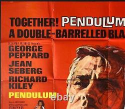 Pendulum / Desperados Doctor Original Quad Movie Poster George Peppard