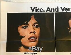 Performance Original British Movie Quad UK Poster 1970 Mick Jagger