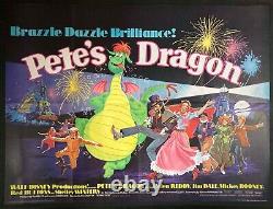 Petes Dragon Original Quad Movie Cinema Poster Helen Reddy Disney 1977
