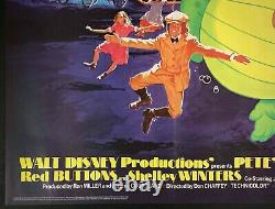 Petes Dragon Original Quad Movie Cinema Poster Helen Reddy Disney 1977