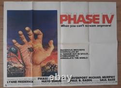 Phase IV 1974 Original Quad Film Poster Gil Cohen Art