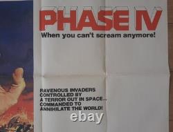 Phase IV 1974 Original Quad Film Poster Gil Cohen Art