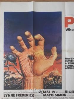 Phase IV 1974 Original Quad Film Poster Gil Cohen Art