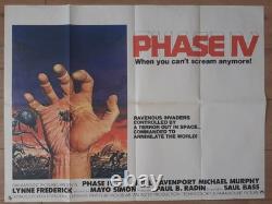 Phase IV 1974 Original Quad Film Poster Gil Cohen Art