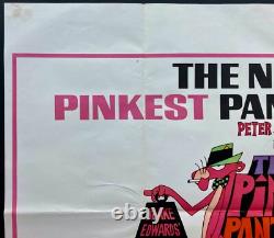 Pink Panther Strikes Again Original Quad Movie Film Cinema Poster Peter Sellers