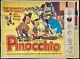 Pinocchio Original Quad Movie Cinema Poster Walt Disney Re-release