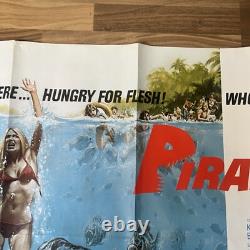 Piranha Original UK Quad Movie Film Cinema Poster 1978 in Great Condition