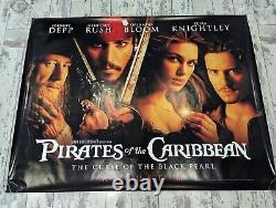 Pirates Of The Caribbean The Curse Of The Black Pearl Original UK Quad Poster