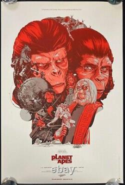 Planet of the Apes Screen Print Movie Poster Martin Ansin 2011