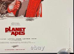 Planet of the Apes Screen Print Movie Poster Martin Ansin 2011