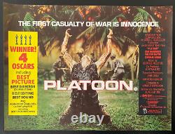 Platoon Original UK Quad Poster