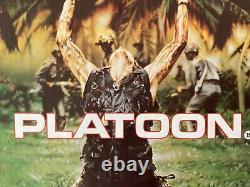 Platoon Original UK Quad Poster