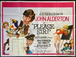 Please Sir! Original Quad Movie Cinema Poster John Alderton 1971