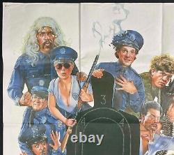 Police Academy 3 Original Quad Movie Cinema Poster Drew Struznan Artwork 1986
