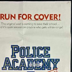 Police Academy 3 Original Quad Movie Cinema Poster Drew Struznan Artwork 1986