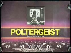 Poltergeist Original Quad Movie Poster Tobe Hooper 1982