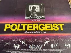 Poltergeist Original UK Quad Poster Horror 1982 Steven Spielberg Tobe Hooper