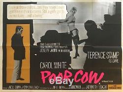 Poor Cow Original British Movie Quad Poster 1967 Terence Stamp, Carol White