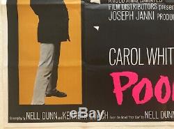 Poor Cow Original British Movie Quad Poster 1967 Terence Stamp, Carol White