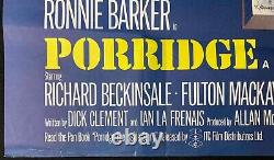 Porridge Original Quad Movie Poster Ronnie Barker Tom Beauvais 1979