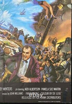 Poseidon Adventure ORIGINAL Quad Movie Poster Gene Hackman Irwin Allen 1972