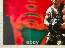 Predator Original Movie Quad Film Poster 1987 Arnold Schwarzenegger FEREF