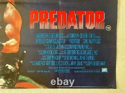 Predator Original Movie Quad Film Poster 1987 Arnold Schwarzenegger FEREF