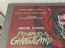 Prisoners Of Ghostland (2021) UK quad movie Poster 30 x 40 Nicholas Cage Rare