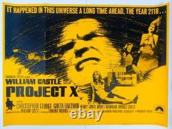 Project X Original Uk Quad Movie Poster 1968