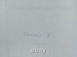Project X Original Uk Quad Movie Poster 1968