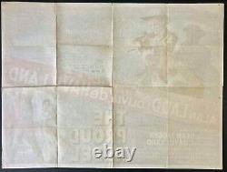 Proud Rebel ORIGINAL Quad Movie Film Cinema Poster Alan Ladd Michael Curtiz 1958